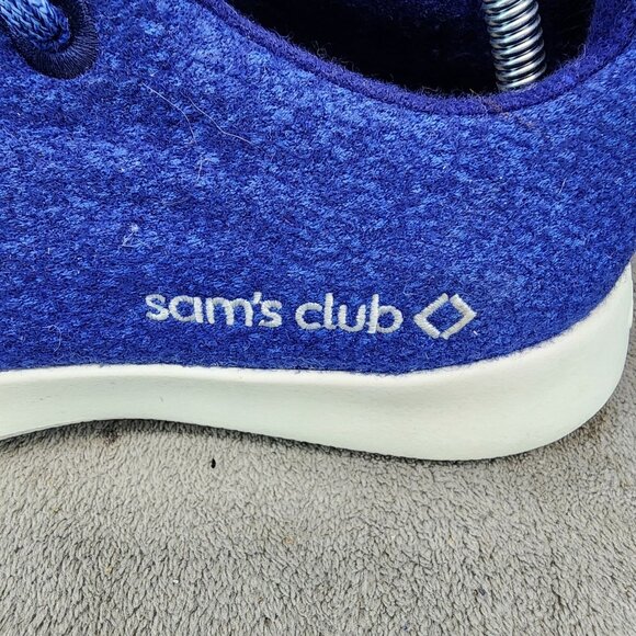 Allbirds Shoes Mens Size 10 Sams Club Blue Merino Wool Lace Up Sneakers *GUC* - Picture 2 of 12